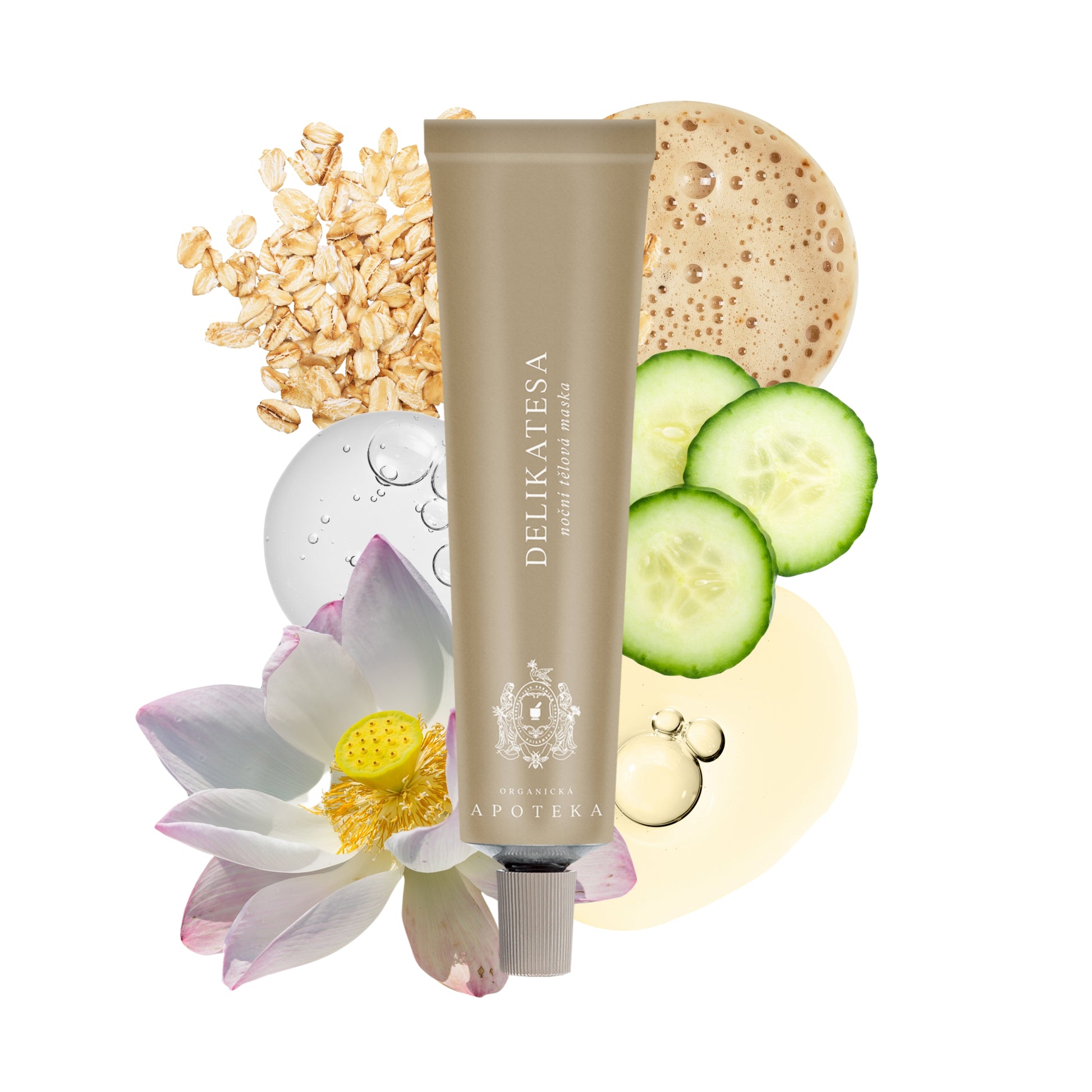 Overnight Body Mask DELIKATESA 100 ml By Organická Apoteka.