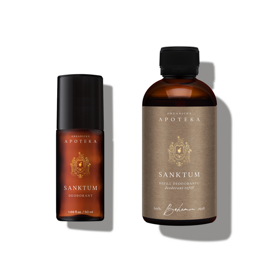 Refill set SANKTUM 50 ml + 200 ml Natural Deodorant By Organická Apoteka.