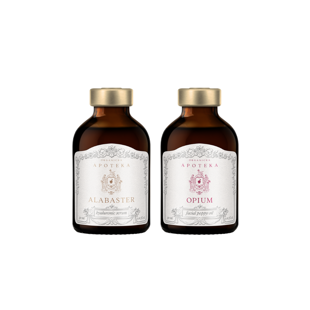 Two-phase serum ALABASTER & OPIUM 30 + 30 ml by Organická apotéka.