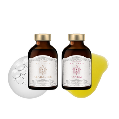 Two-phase serum ALABASTER & OPIUM 30 + 30 ml by Organická apotéka.