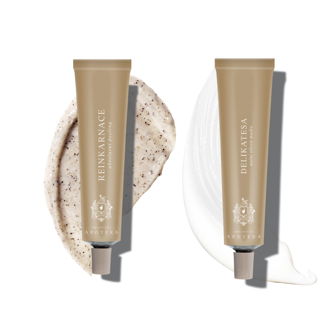 ULTIMATE REINCARNATION Set Of Body Mask and Exfoliant By Organická Apoteka.