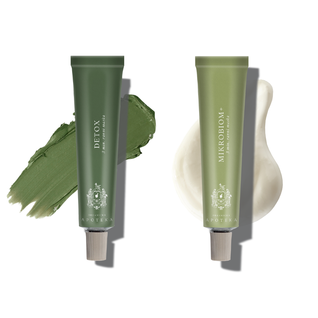 Set Of Two Face Masks GREEN BESTIES By Organická Apoteka.